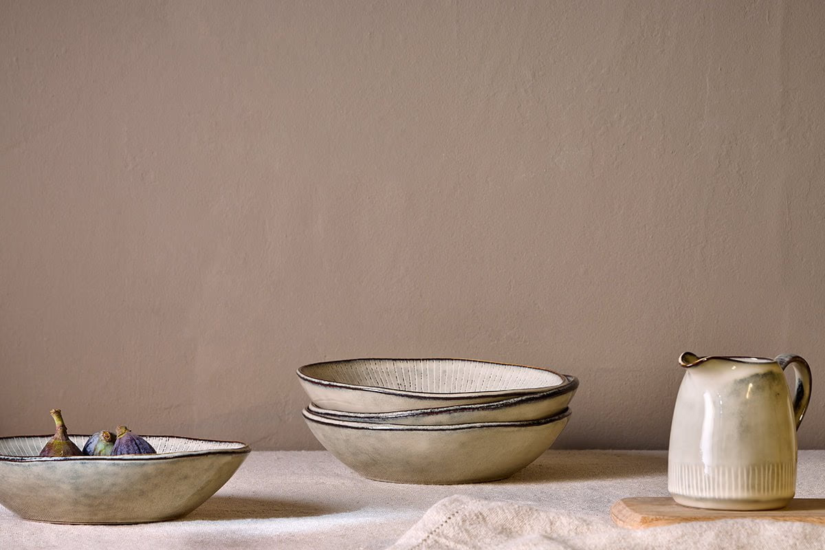 Nkuku - Malia Bowl - Cream