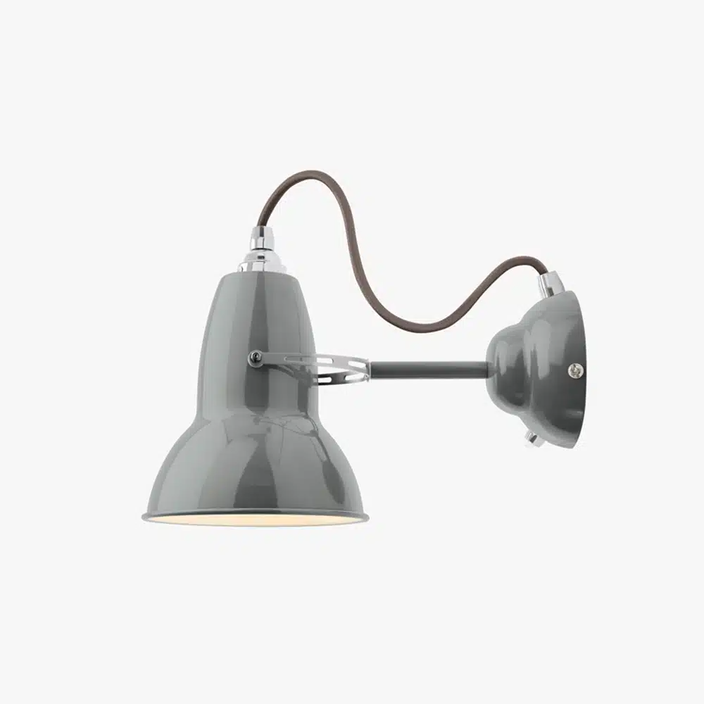 Anglepoise Light - Original 1227 Wall Light Dove Grey - Dove Grey Finish - Steel Shade