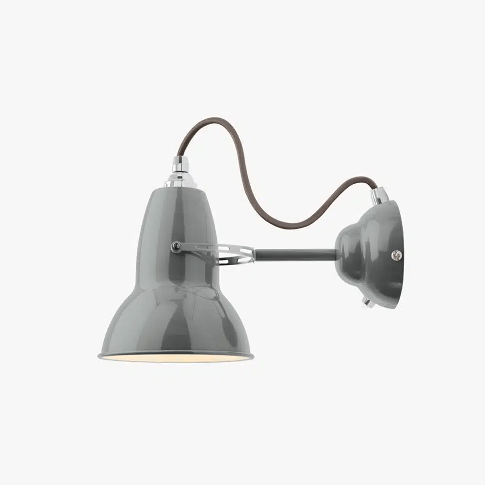 Anglepoise Light - Original 1227 Wall Light Dove Grey - Dove Grey Finish - Steel Shade