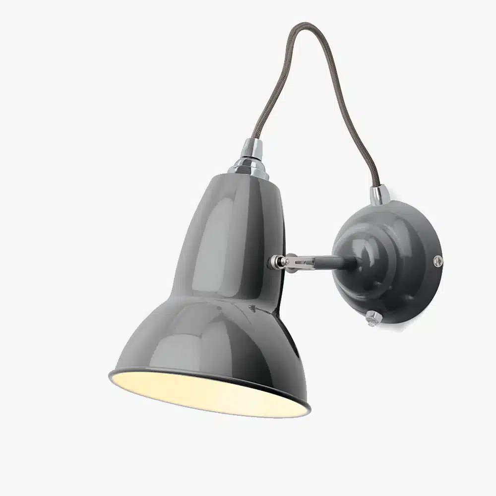 Anglepoise Light - Original 1227 Wall Light Dove Grey - Dove Grey Finish - Steel Shade