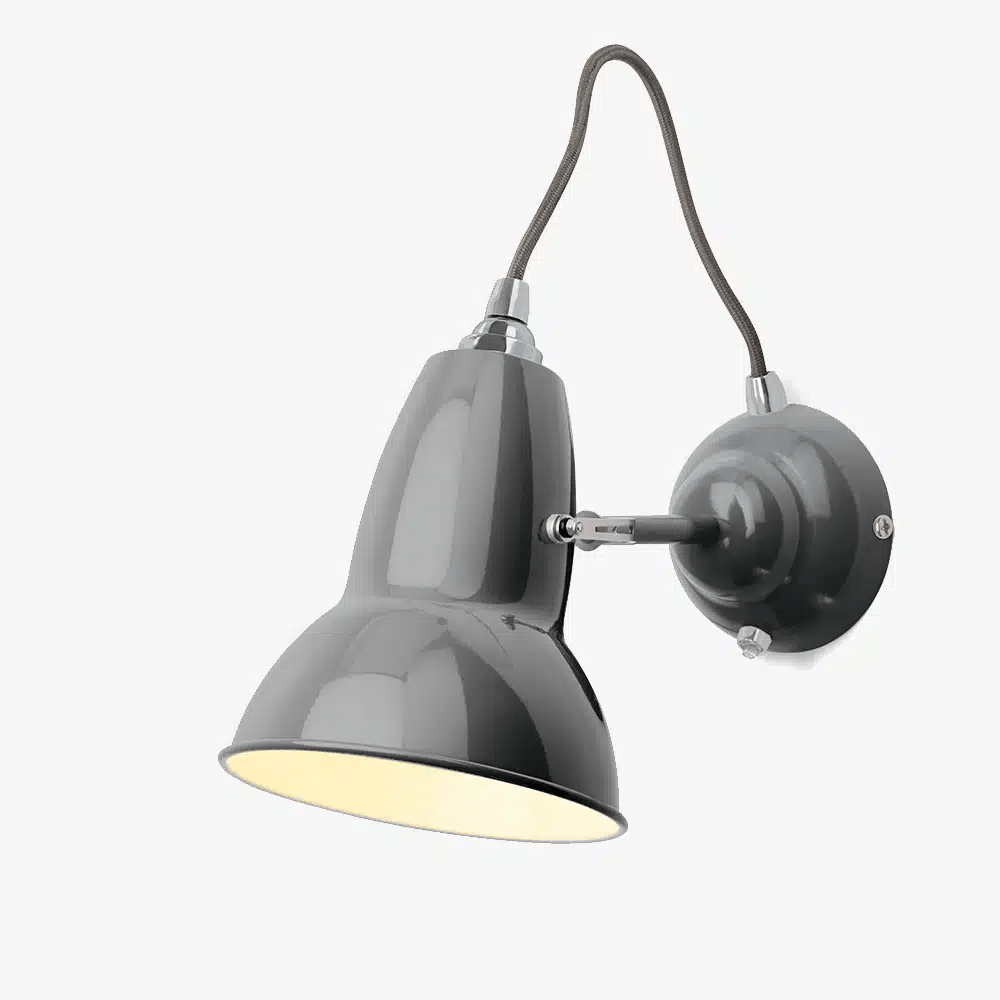 Anglepoise Light - Original 1227 Wall Light Dove Grey - Dove Grey Finish - Steel Shade