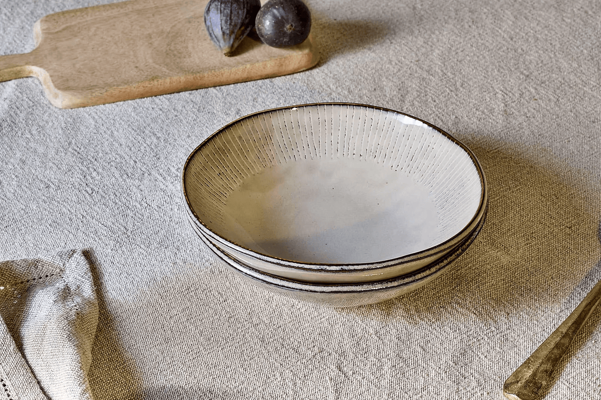 Nkuku - Malia Bowl - Cream