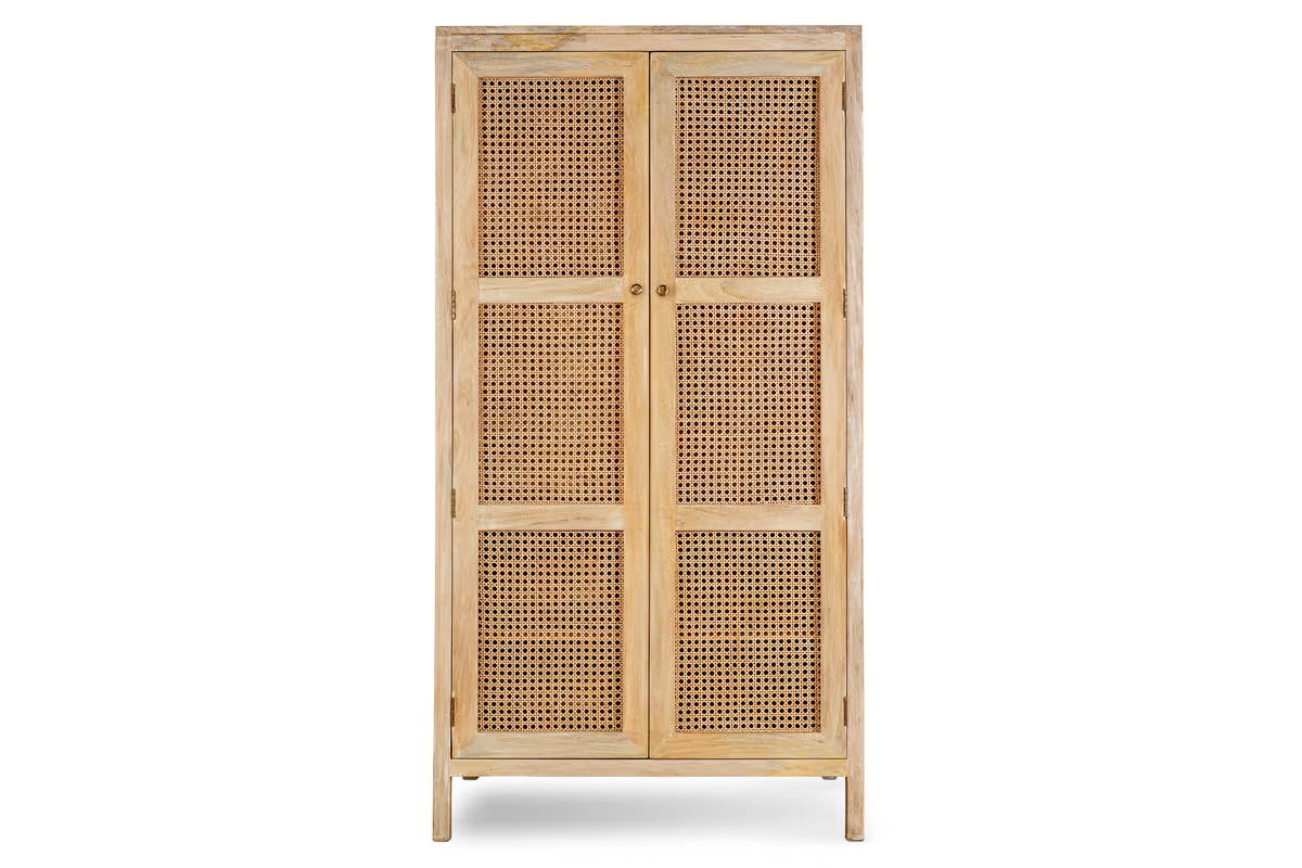 Nkuku - Kanz Mango Wood Wardobe - Natural