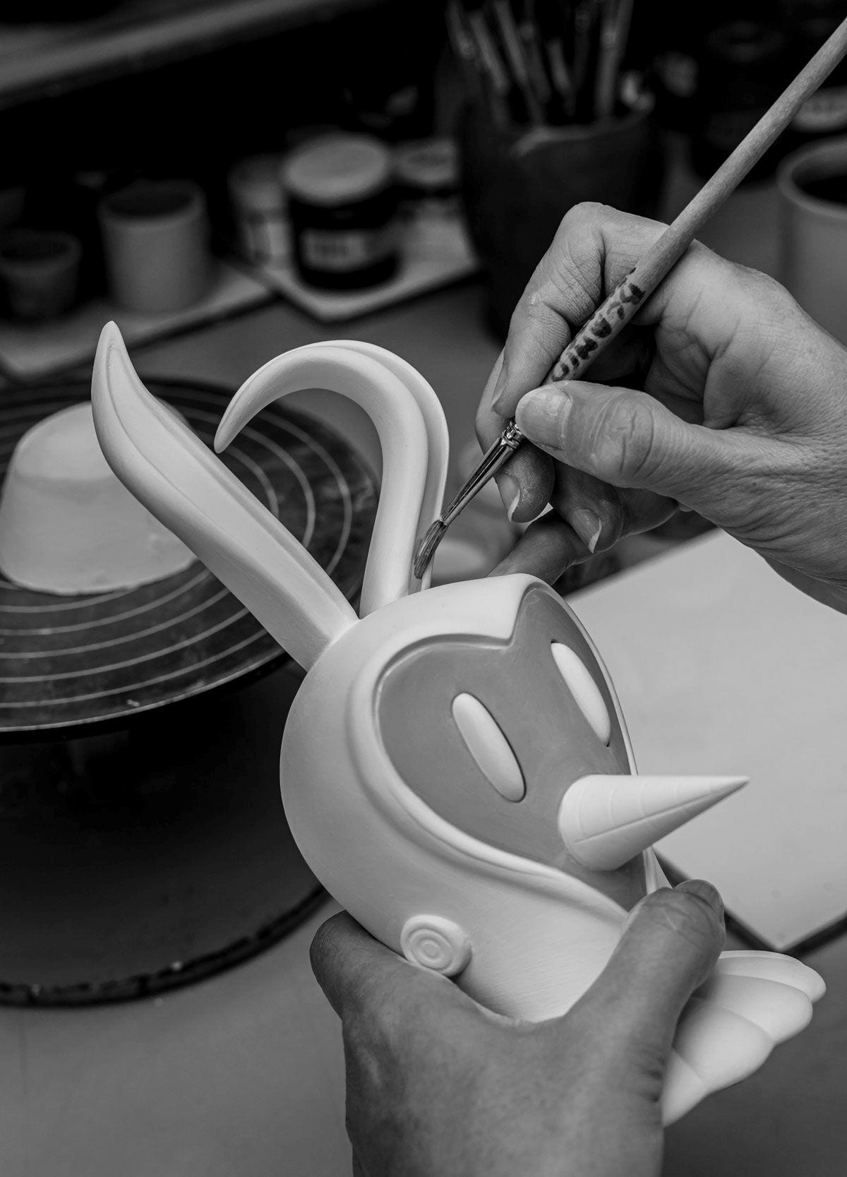 Lladró - Soul Rider Sculpture - Limited Edition in progress, porcelain craftsmanship featured.