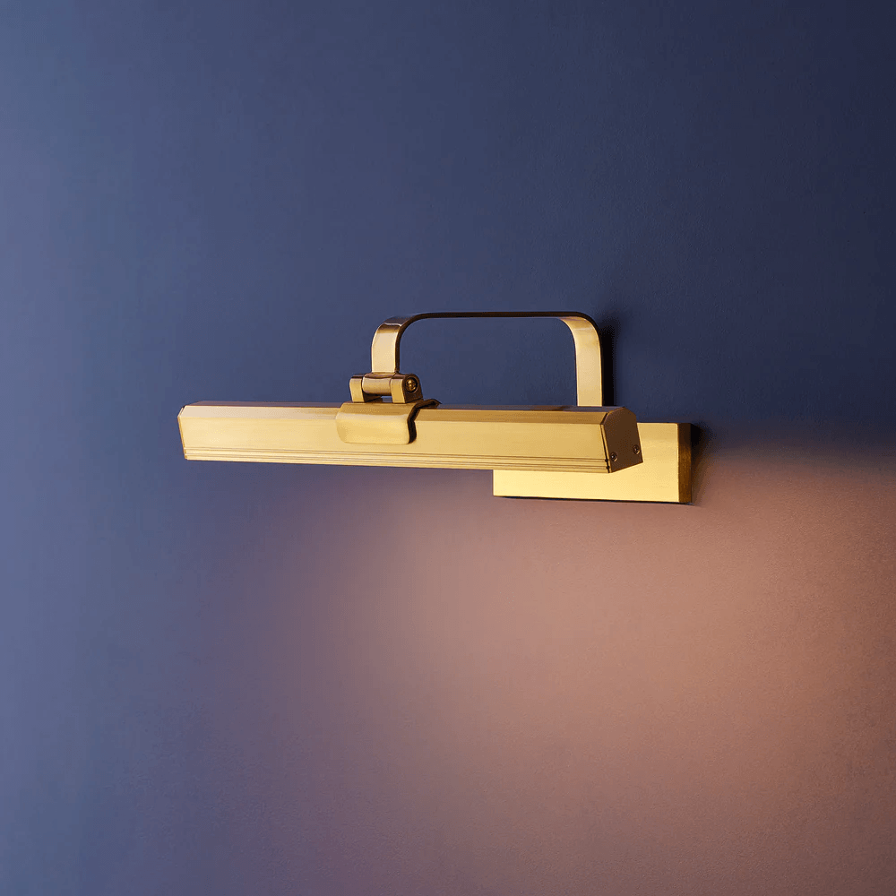 Pooky - Marcel Rechargeable Picture Light - Smaller - Antique Brass Finish
