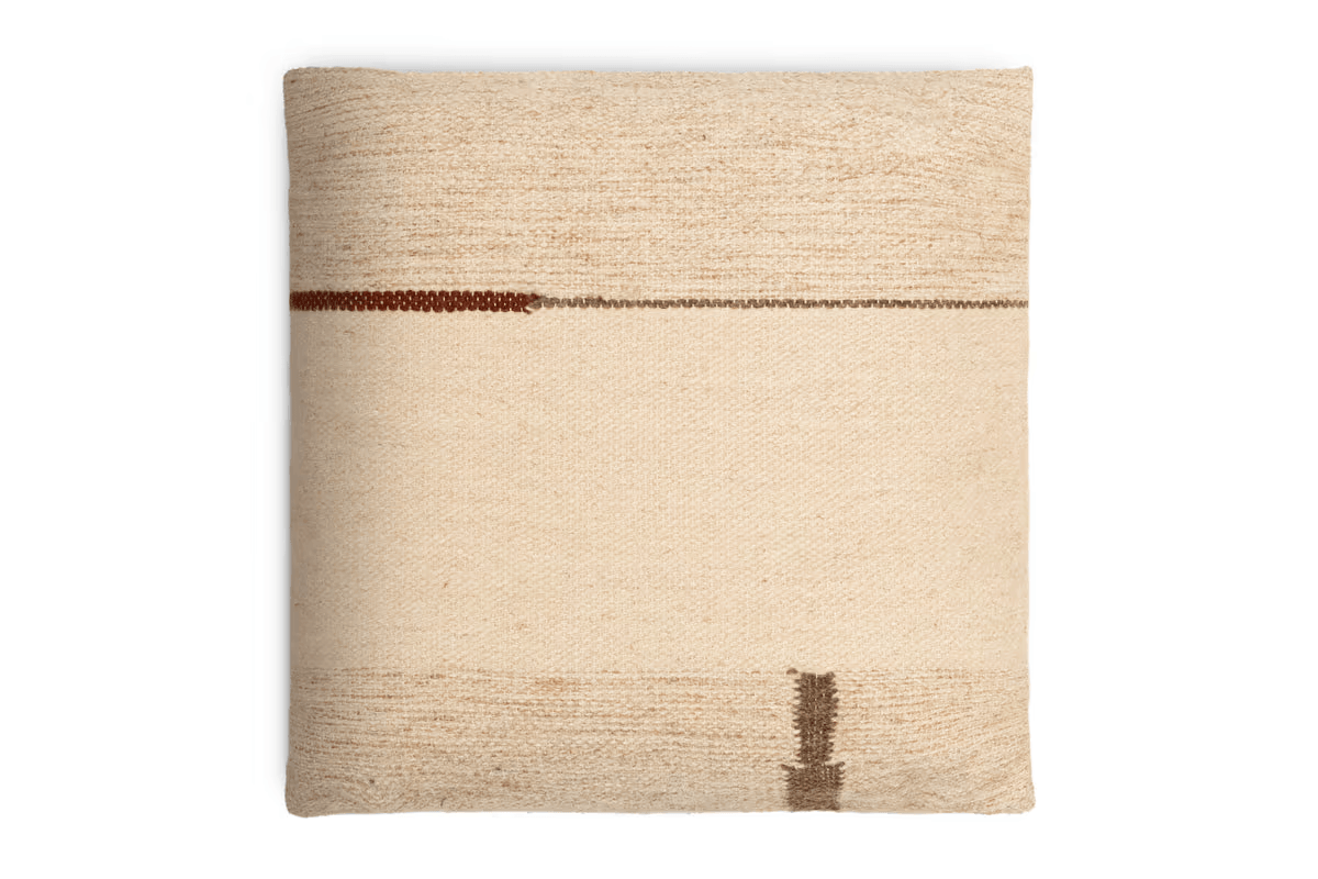 Nkuku - Tamil Wool Cushion Cover - Natural - 50 x 50cm