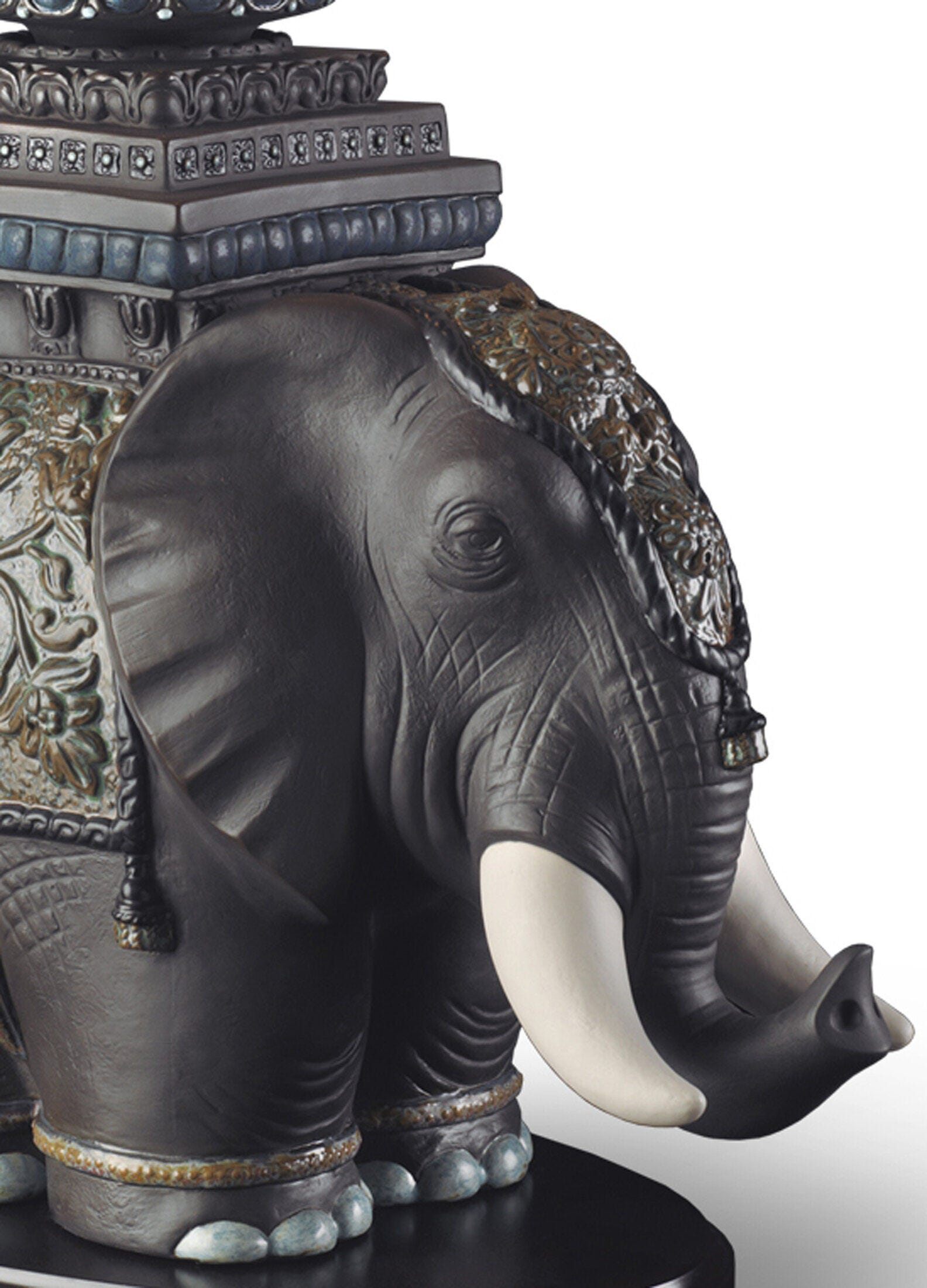 Lladró - Siamese Elephant Table Lamp