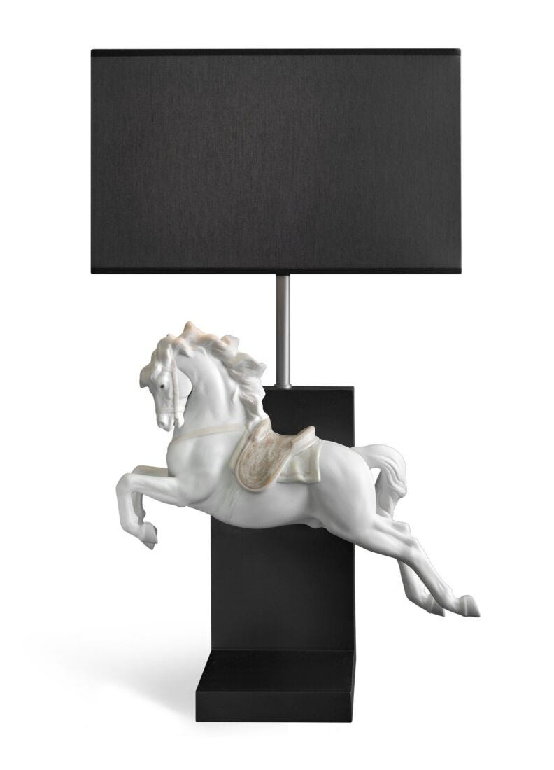 Lladró - Horse on Courbette Table Lamp