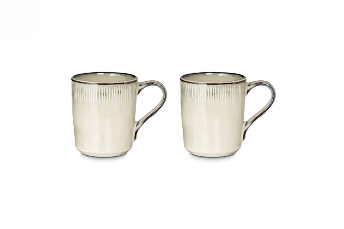 Nkuku - Malia Mug - Cream - (Set of 2)