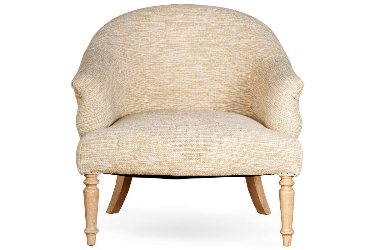 Nkuku - Aranya Cotton & Jute Occasional Chair - Natural