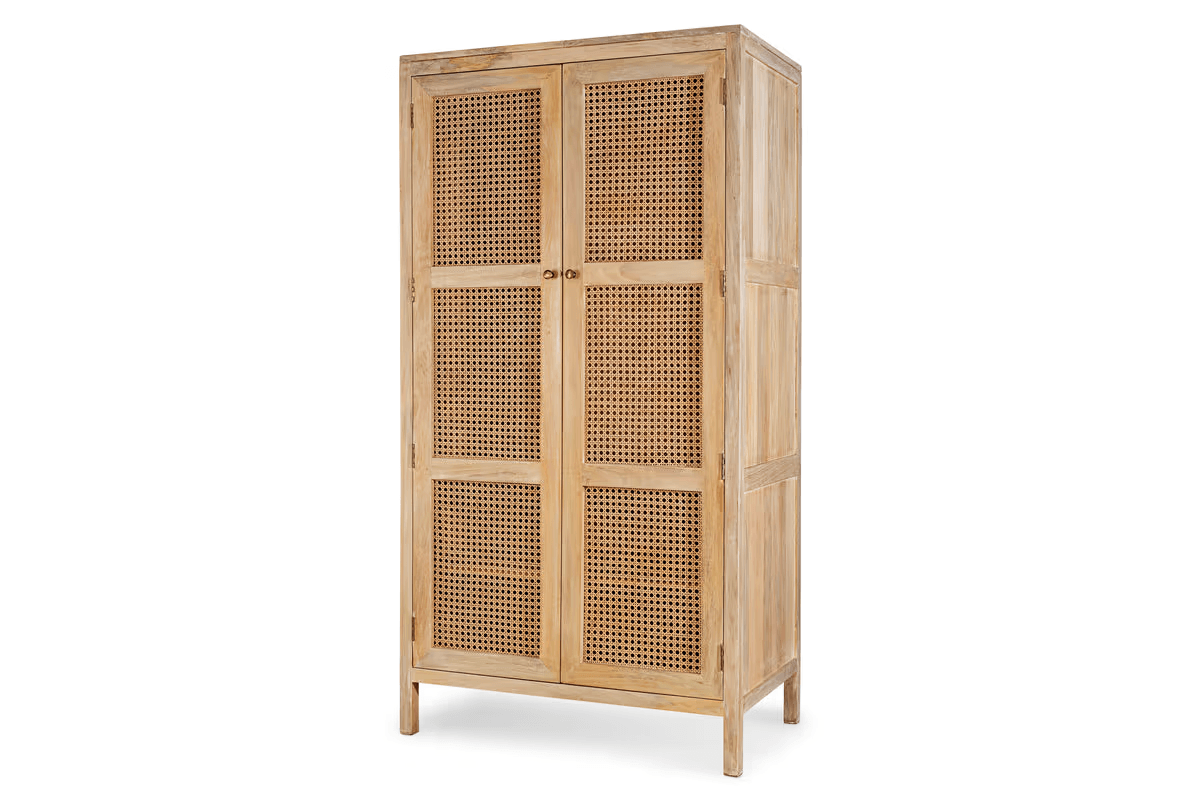 Nkuku - Kanz Mango Wood Wardobe - Natural