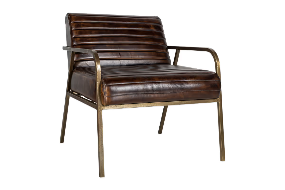 Nkuku - Mirai Ribbed Leather Armchair