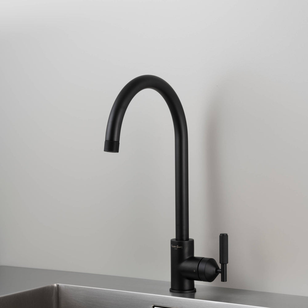 Buster & Punch - UK Kitchen Tap Cross - Mixer - Welder's Black