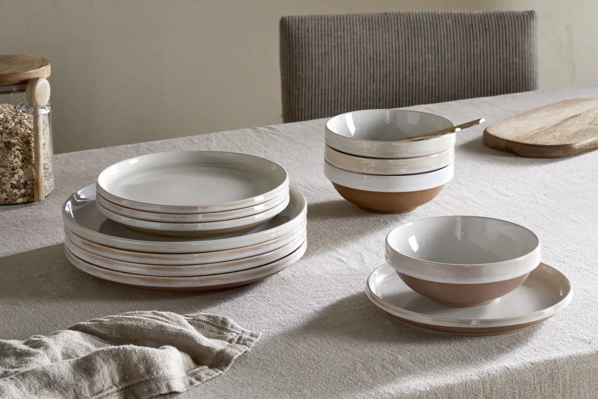 Nkuku - Edo Dinnerware Set - Terracotta - Set of 12