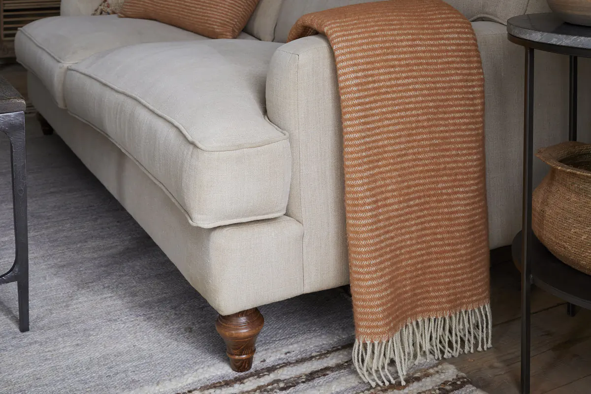 Nkuku - Ilaa Wool Throw - Sand