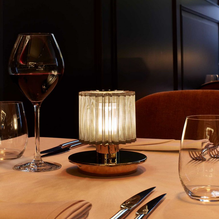 Dcw-Editions - In The Sun Cordless Table Lamp - Silver-Gold