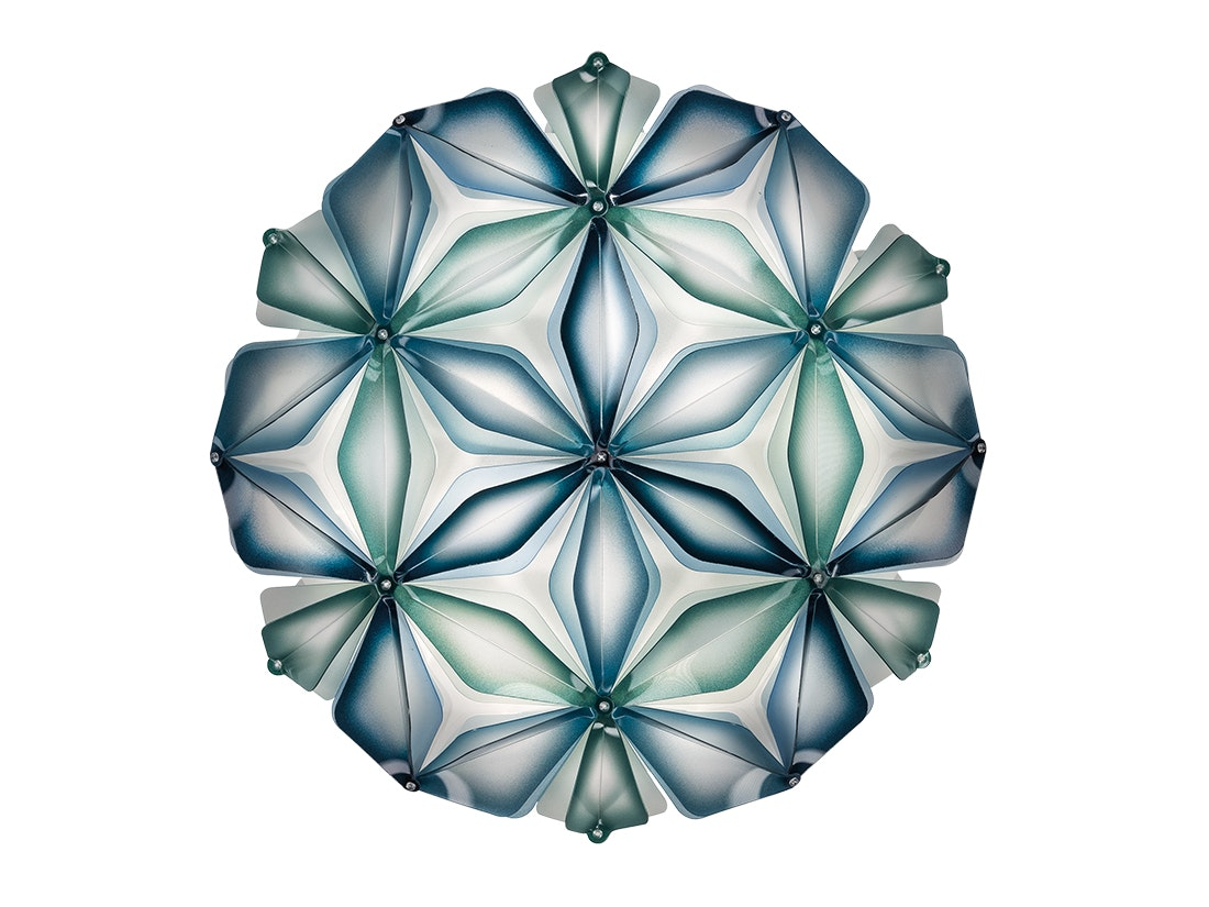 Slamp - La Vie Ceiling Lamp - Medium - Blue
