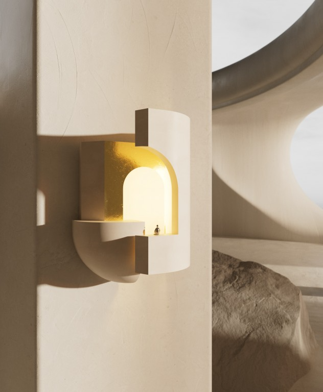 Dcw-Editions - Soul Story 2 Wall Lamp - White-Gold