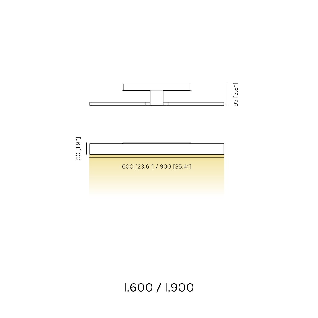 Contardi Lighting Fly Picture Wall Light - I.900 - Brushed Bronze Nickel