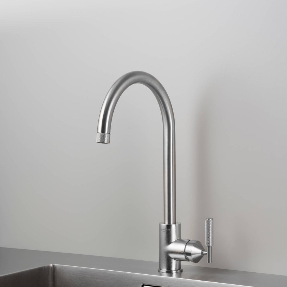 Buster & Punch - UK Kitchen Tap Cross - Mixer - Steel