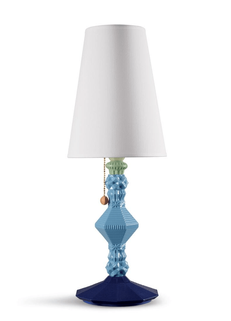 Lladró - Belle de Nuit Table lamp - Multicolor in porcelain with a striking design and colorful base.