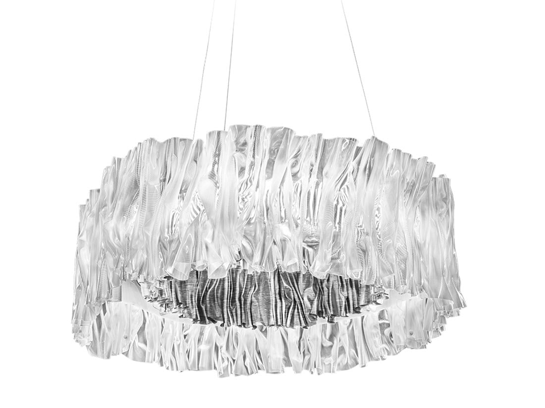 Slamp - Accordéon Suspension Lamp - Silver
