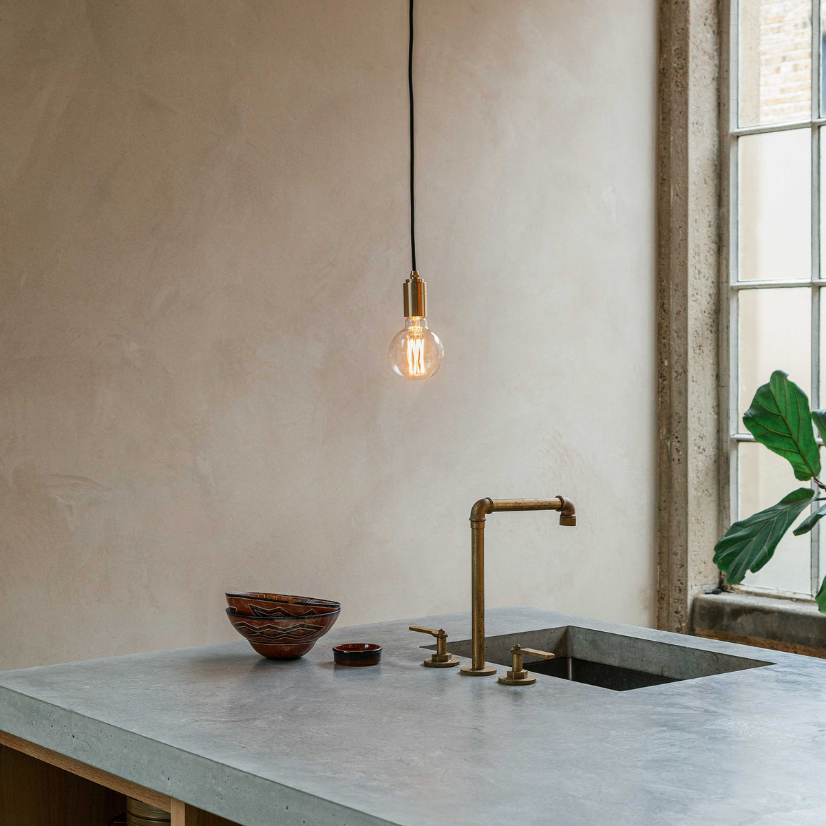 Tala Elva Pendant Light Tinted in Oak