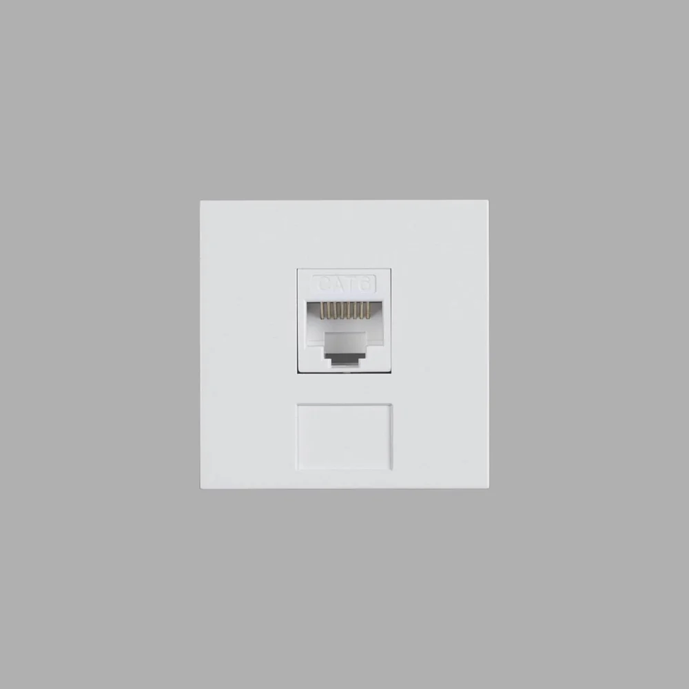 Buster & Punch - RJ45 Module 45 mm - White Finish
