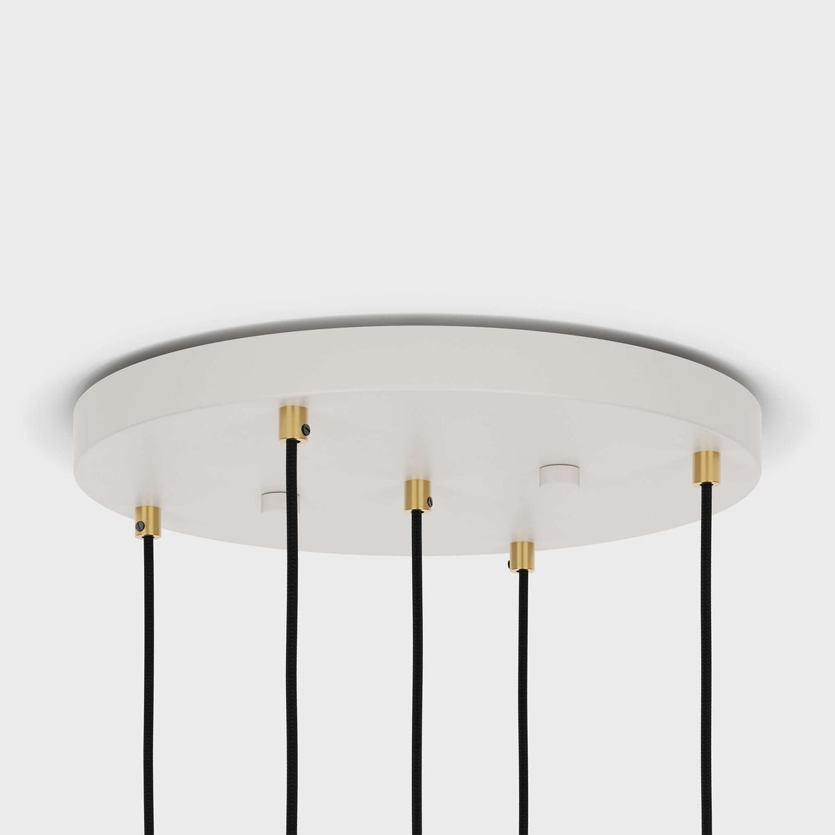 Tala Five Pendant in Brass + Oval II