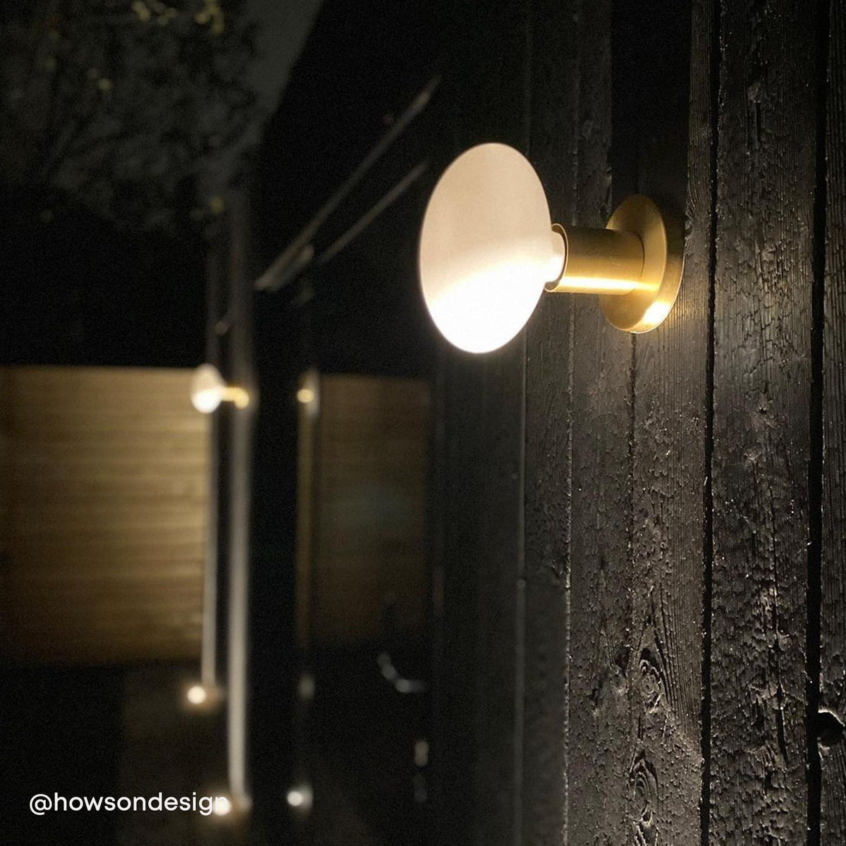 Tala Lochan Wall Light in Brass
