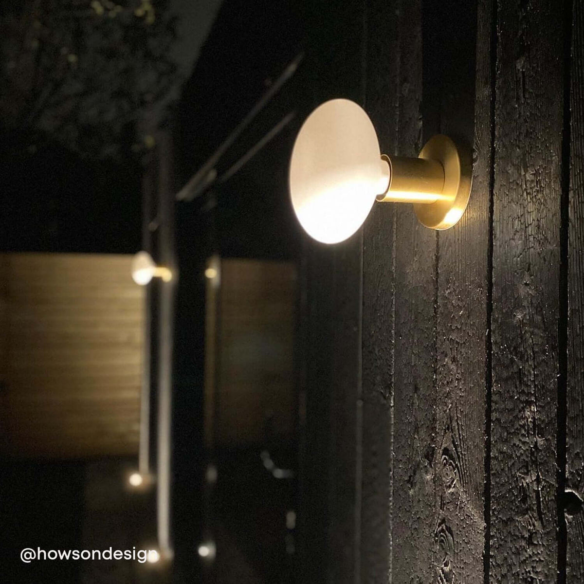 Tala Lochan Wall Light in Brass