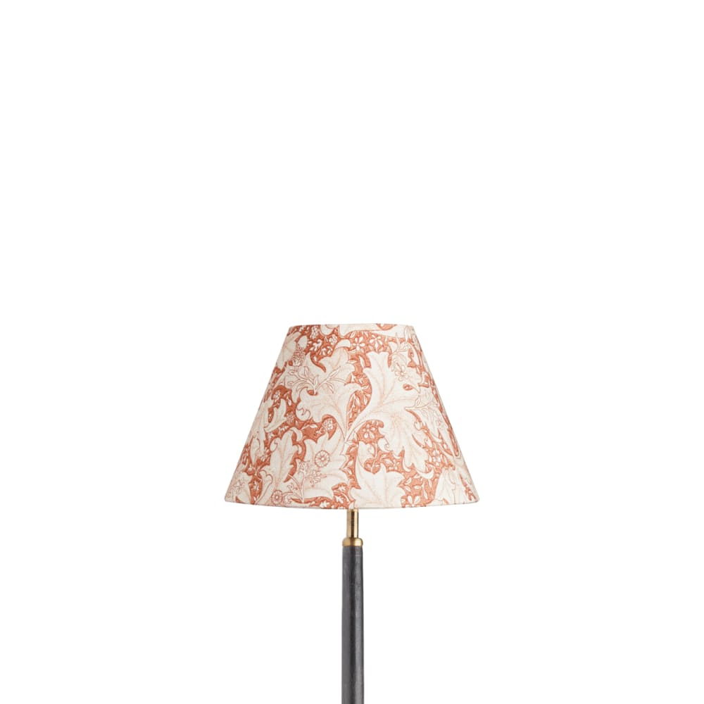 Pooky - 25cm Empire Shade - Brick Dust Wallflower Printed Cotton - Morris & Co