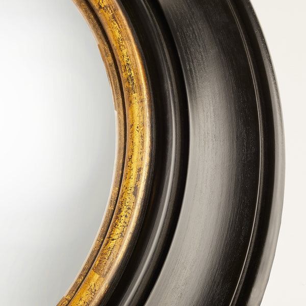 Pooky - Marlon Convex Mirror - Black and Gold