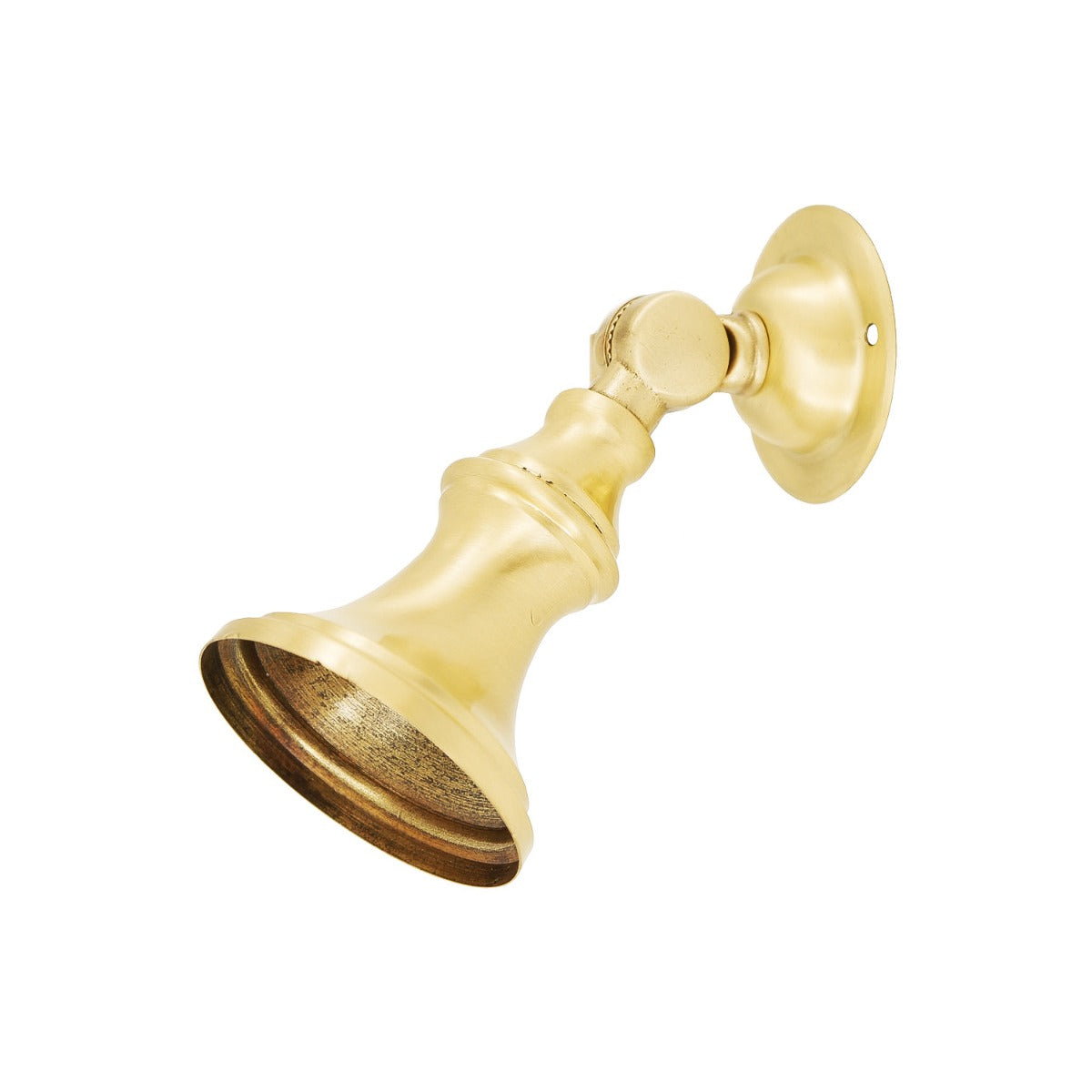 Mullan - Accra Traditional Small Brass Spotlight 14cm IP20 - Satin Brass Finish