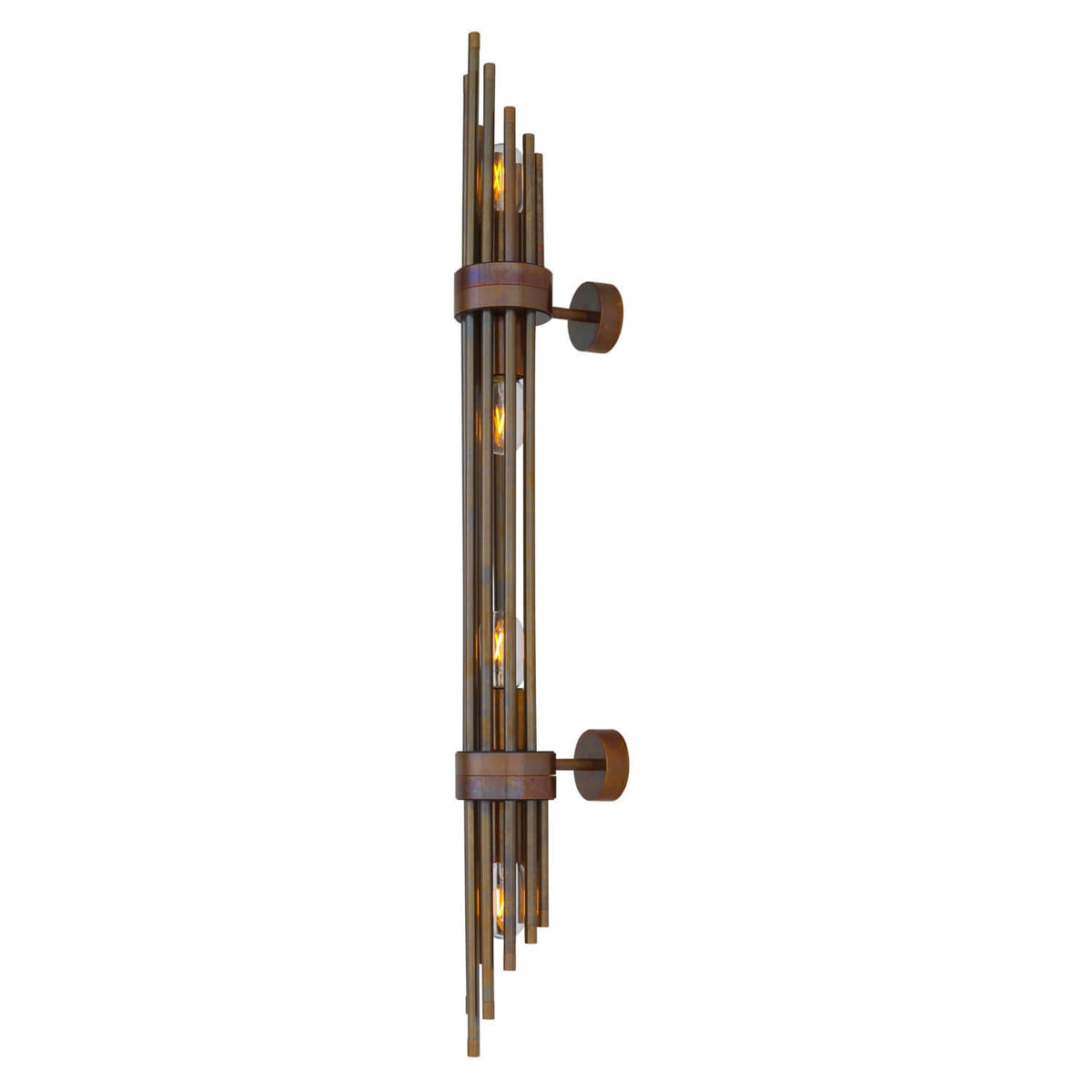Mullan - Victoria Brass Wall Light - Antique Brass Finish