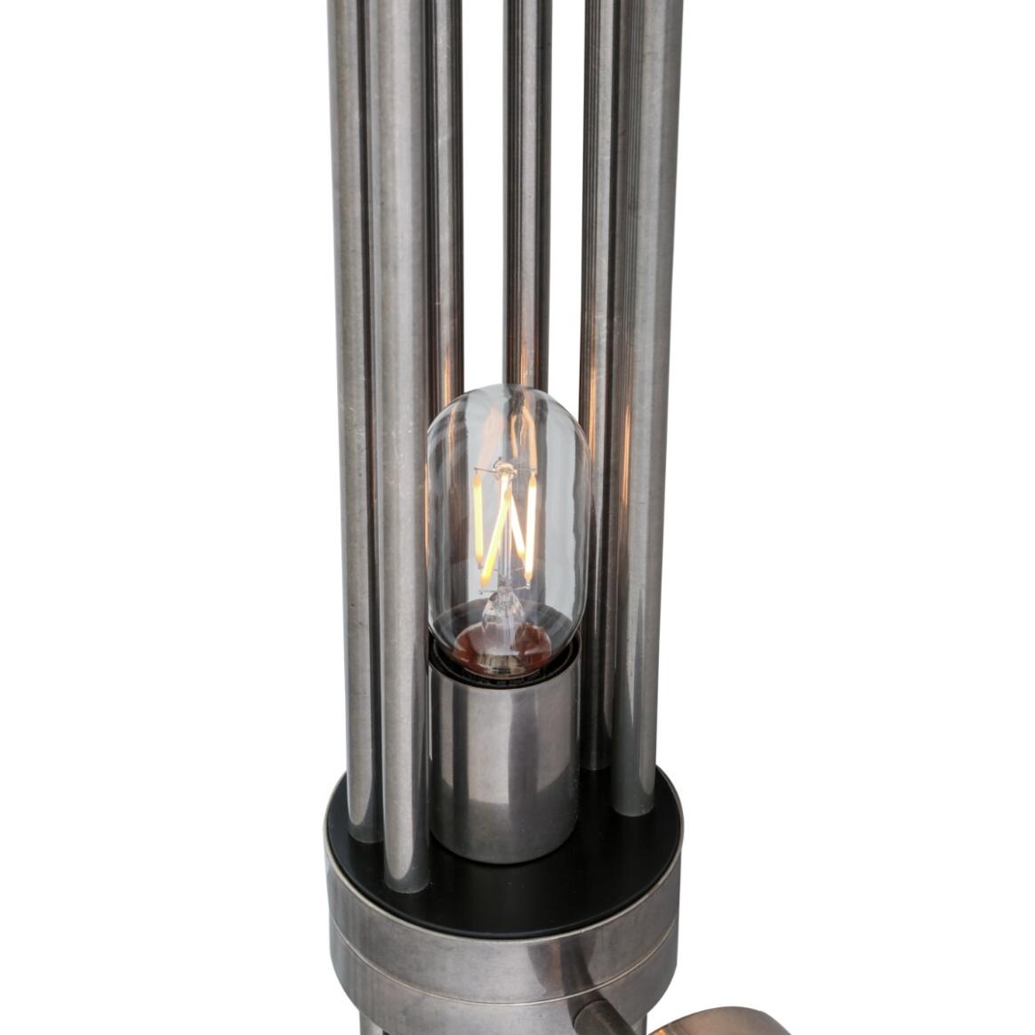 Mullan - Victoria Brass Wall Light - Antique Silver Finish