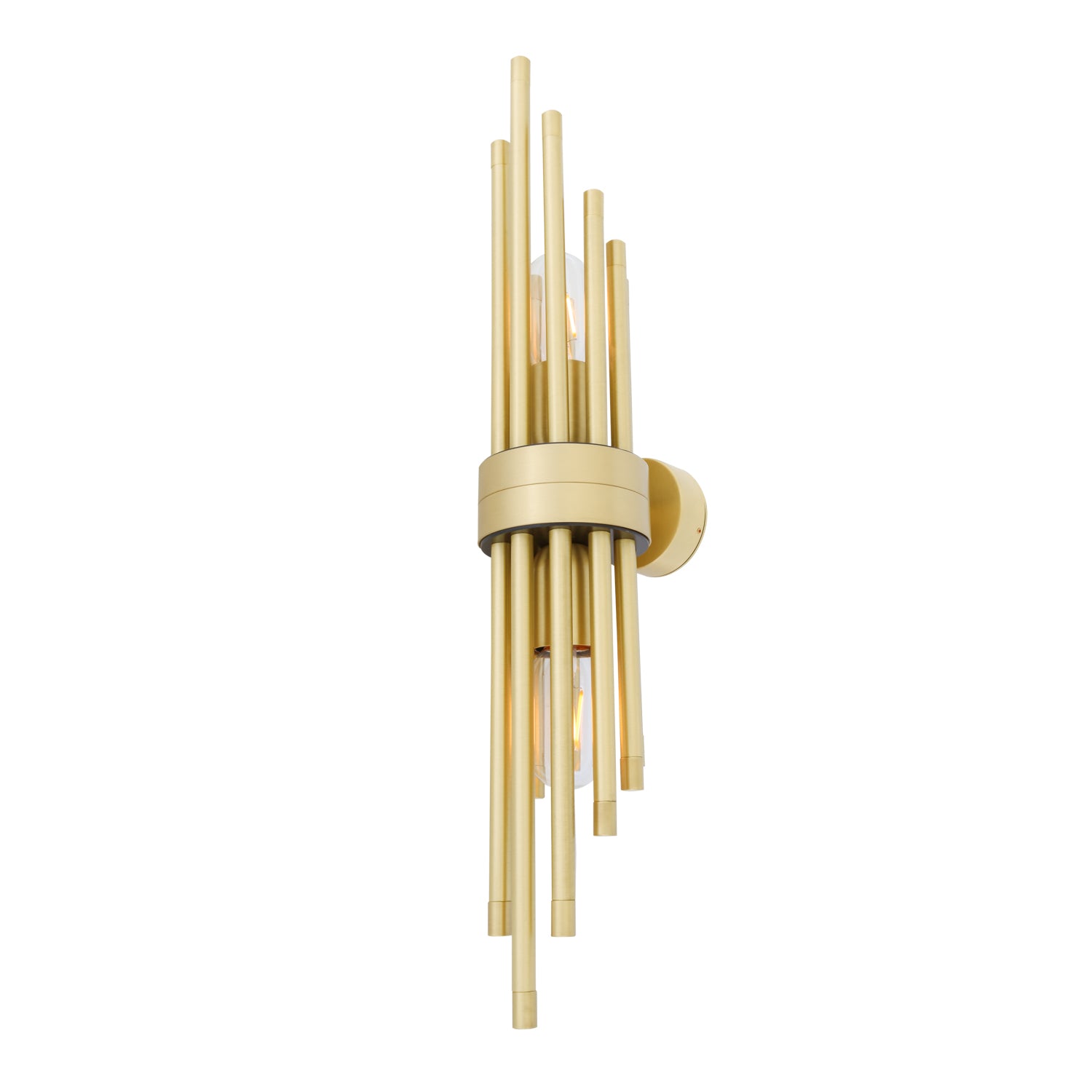 Mullan - Victoria Mini Brass Wall Light - Satin Brass Finish