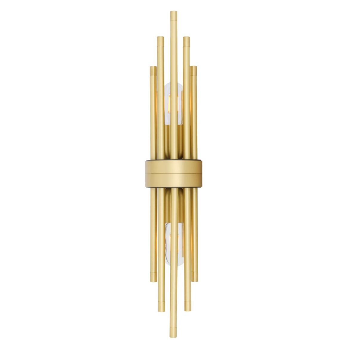 Mullan - Victoria Mini Brass Wall Light - Satin Brass Finish