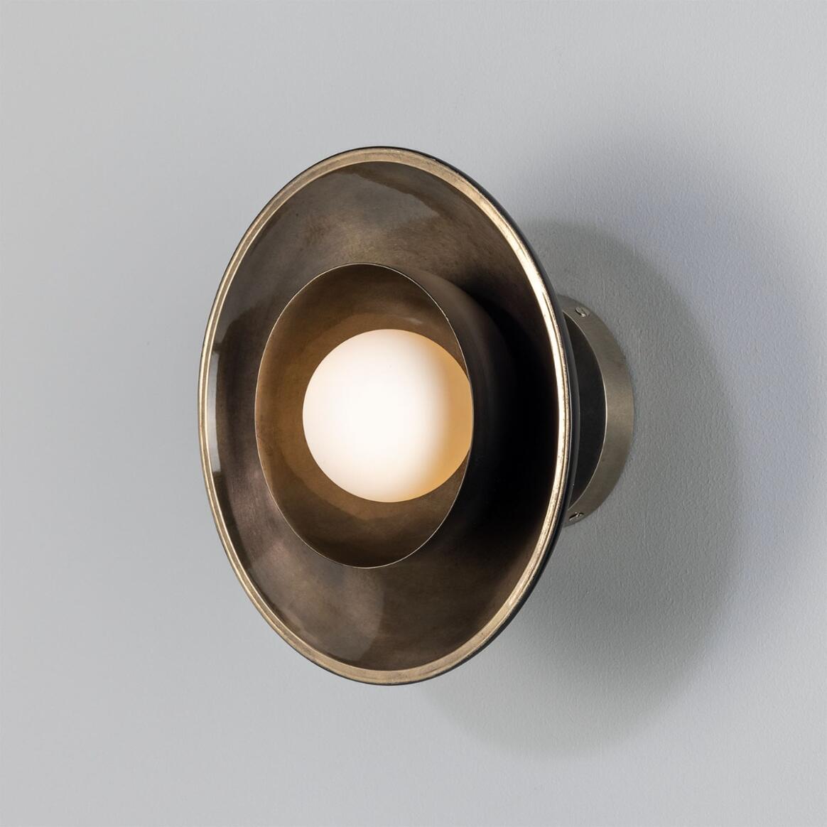 Mullan - Marrakesh Art Deco Wall Light 25cm IP20 - Antique Silver Finish