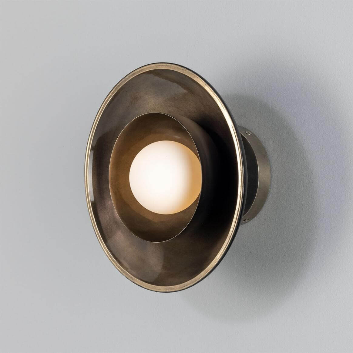 Mullan - Marrakesh Art Deco Wall Light 25cm IP20 - Antique Silver Finish