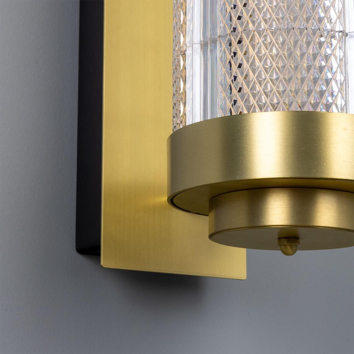 Mullan - Ashford Linear Neo-Victorian Wall Light 80cm IP20 - Satin Brass Finish