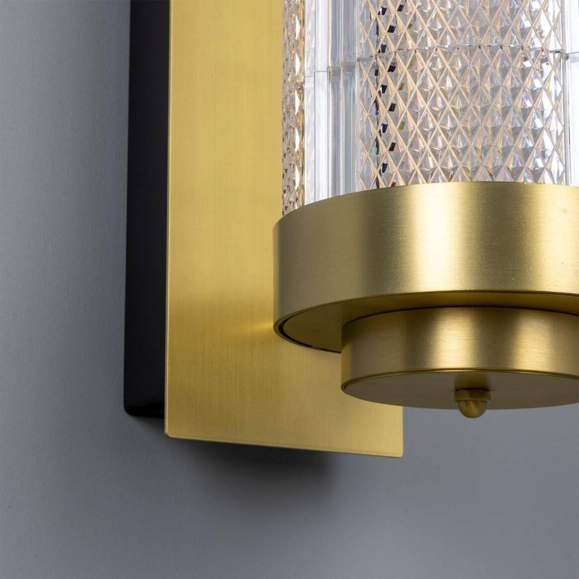 Mullan - Ashford Linear Neo-Victorian Wall Light 80cm IP20 - Satin Brass Finish