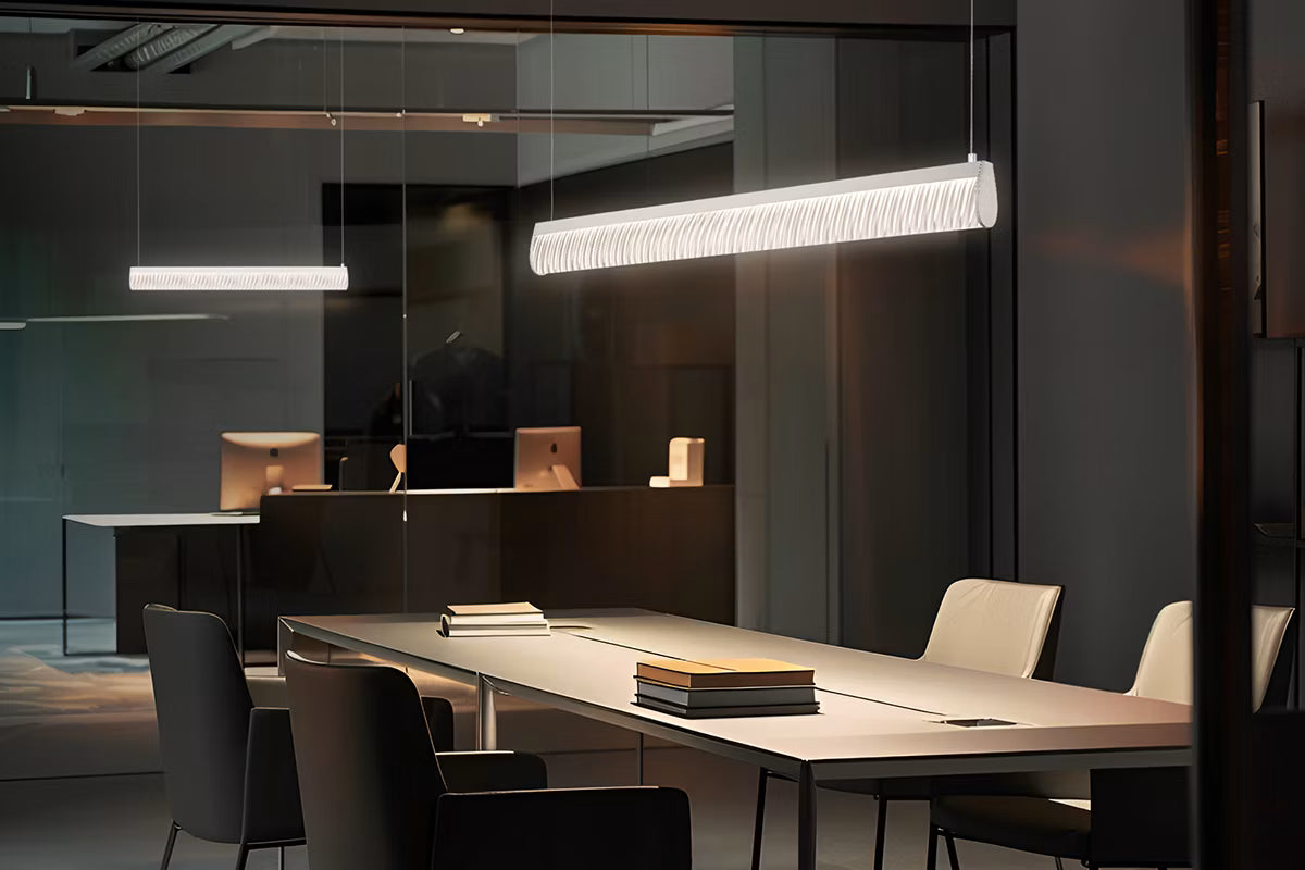 Slamp - Modula Suspension Lamp - Black/Plissé