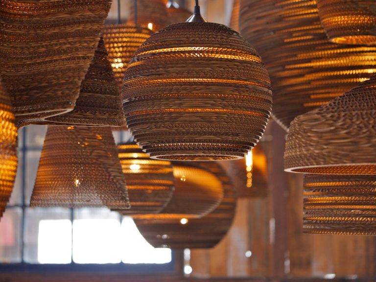 Graypants Scraplight Moon pendant light