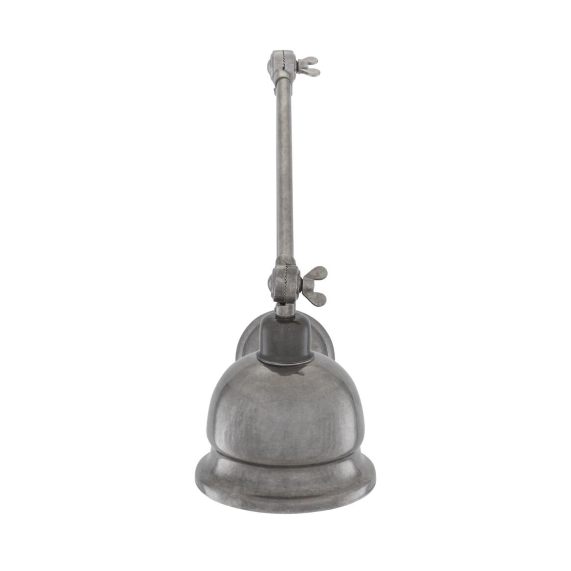 Mullan - Dale Vintage Adjustable Brass Picture Light 15cm IP20 - Antique Silver Finish
