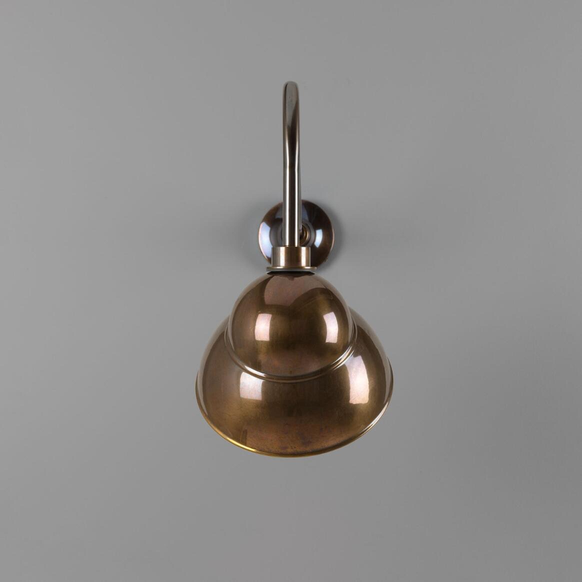 Mullan - Sanford Vintage Brass Outdoor Sign Light 24cm IP65 - Antique Brass Finish