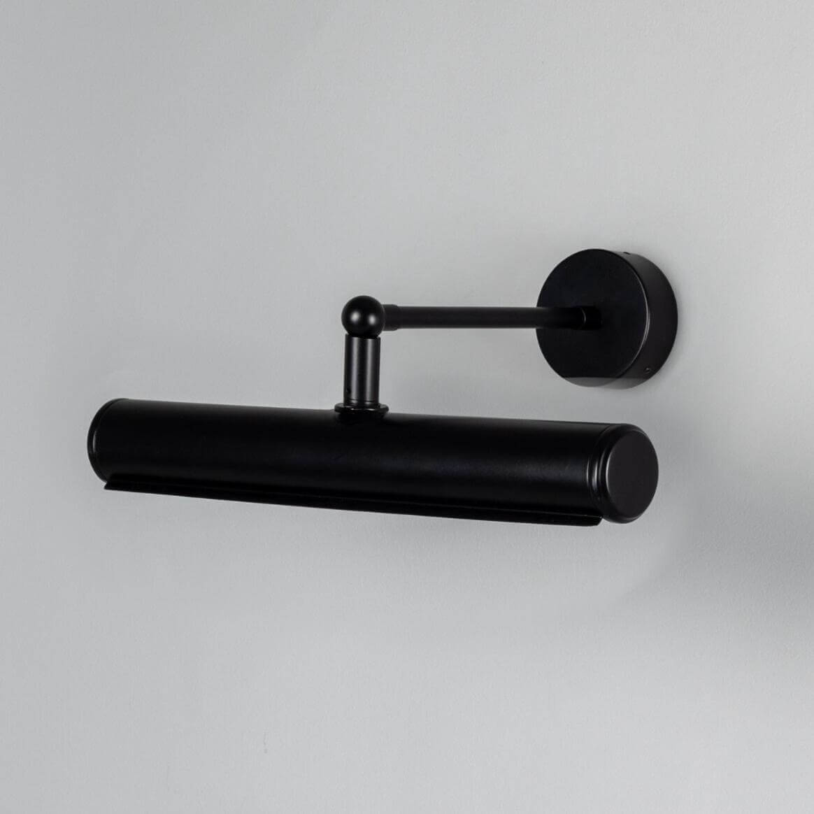 Mullan - Galle Fixed-Arm Solid Brass Picture Light 35.5cm IP65 - Powder Coated Matte Black Finish