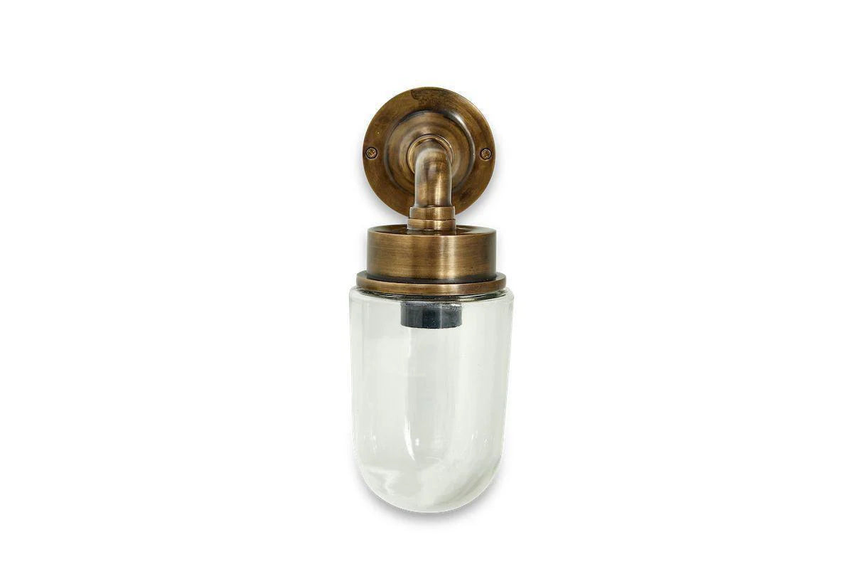 Nkuku Ngari Outdoor Light - Antique Brass