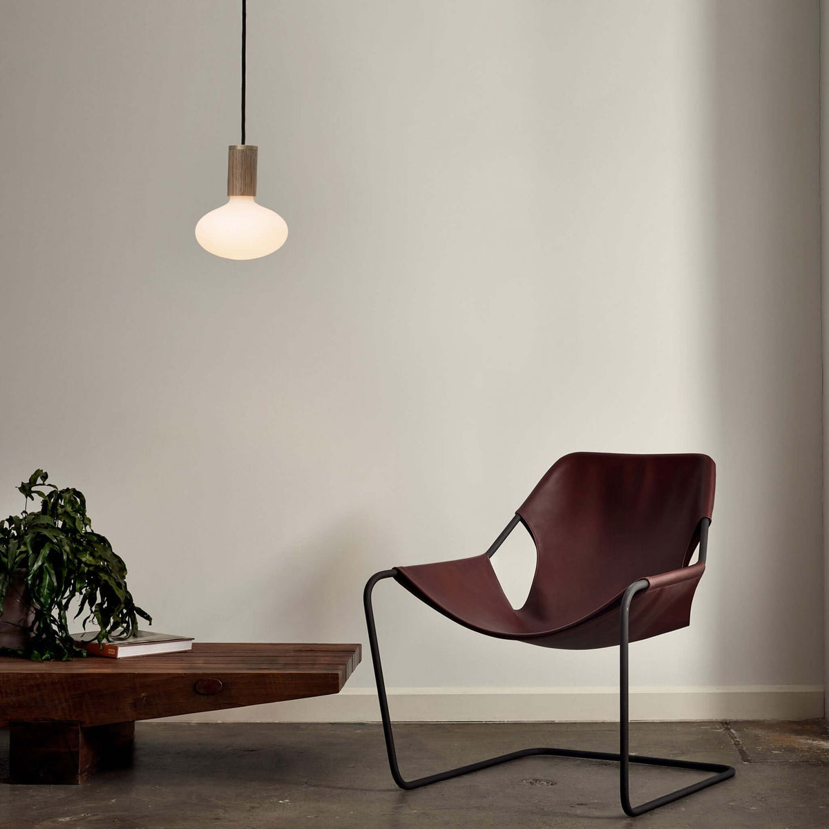 Tala Oval Pendant Light in Oak