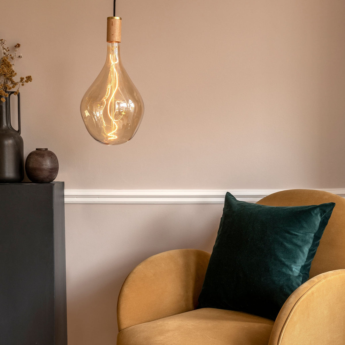 Tala Voronoi III Pendant Light in Oak